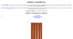 Desktop Screenshot of porte-soffietto.com