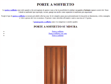 Tablet Screenshot of porte-soffietto.com